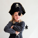 Pirate hat and patch dress up set 115015-03.webp