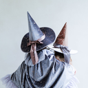 155021-07, 155019-07 Griselda witch hat, cape, 155024-04 Belinda velvet witch hat.webp