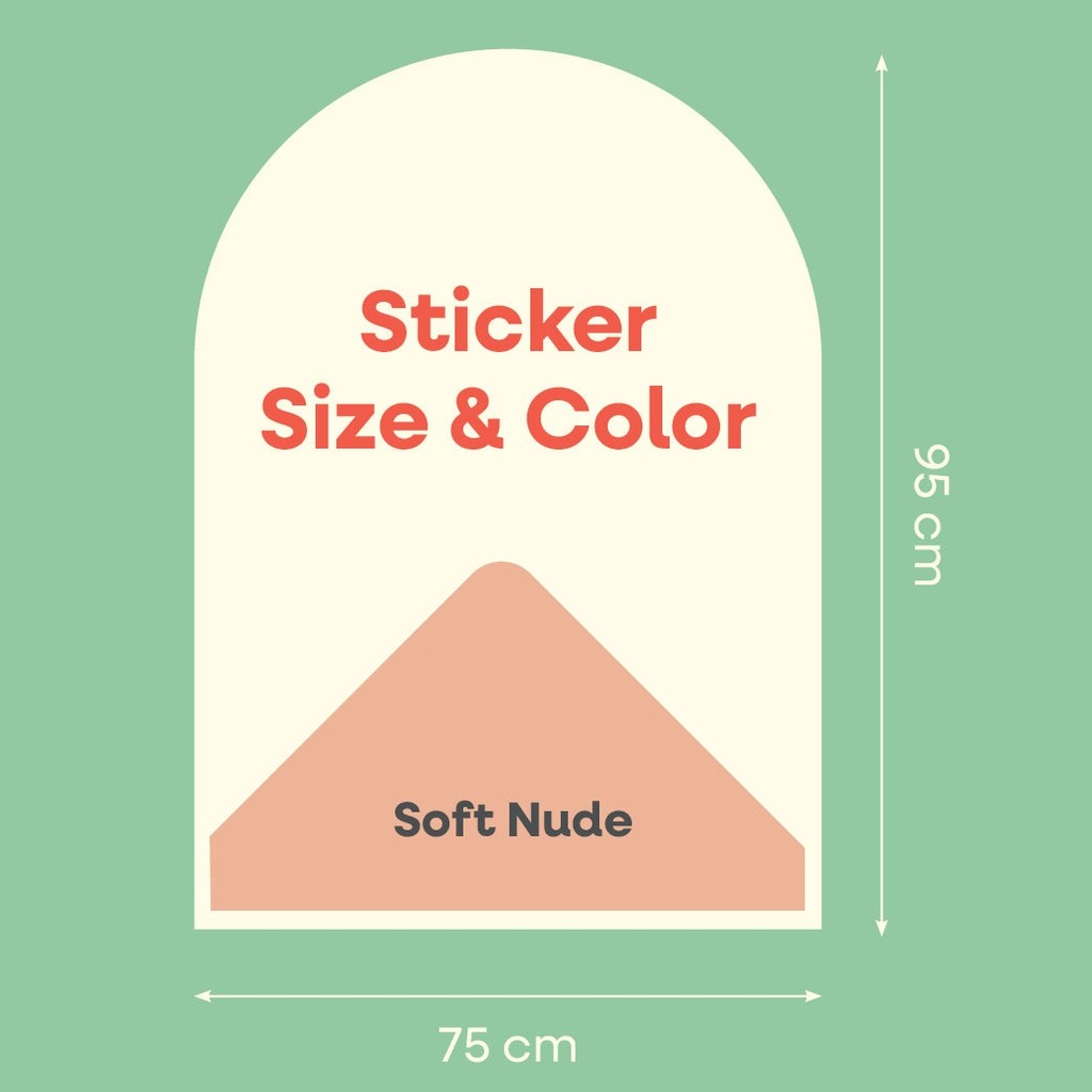 Wall Sticker Soft Nude 2