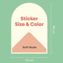 Wall Sticker Soft Nude 2