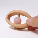 GRIMM'S Rattle Rose Quartz 5