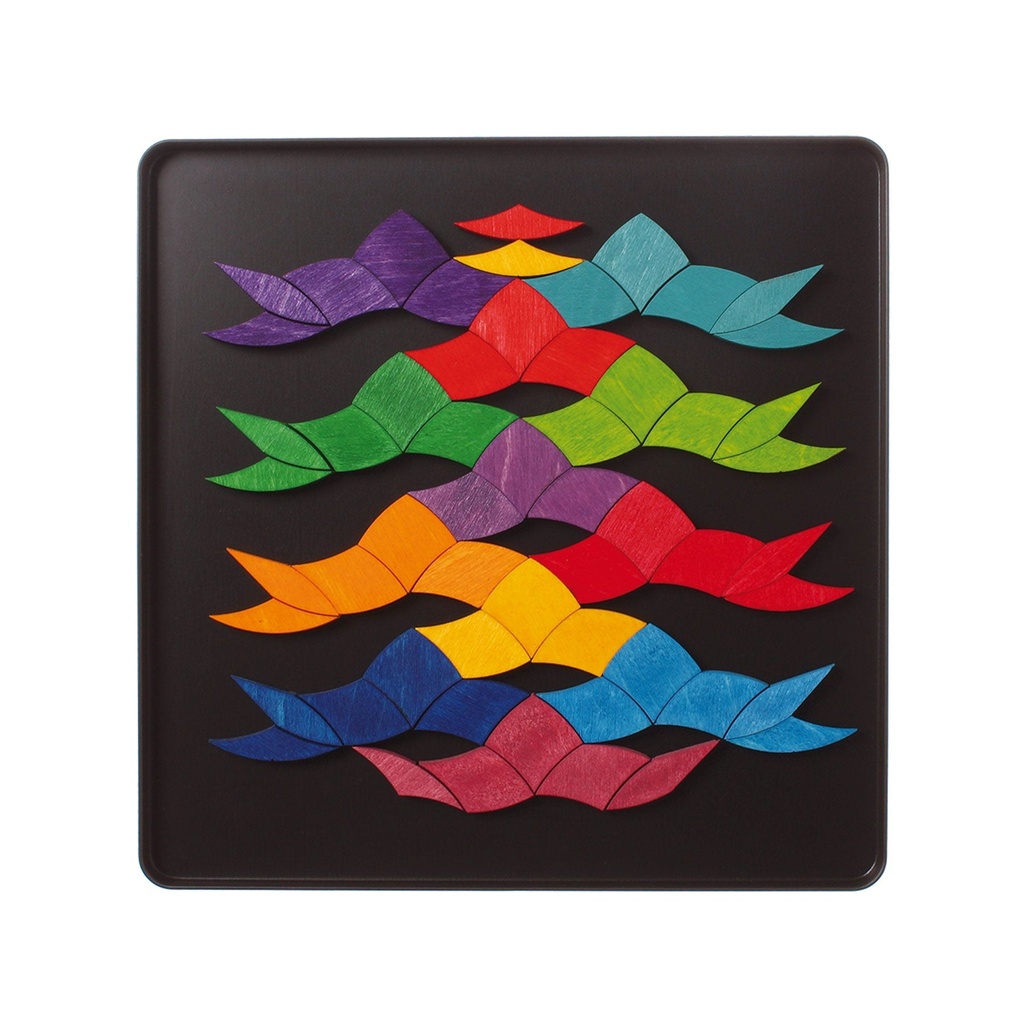 GRIMM'S Magnet Puzzle Color Spiral 12