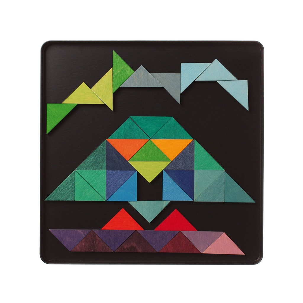GRIMM'S Magnet Puzzle Triangles 3