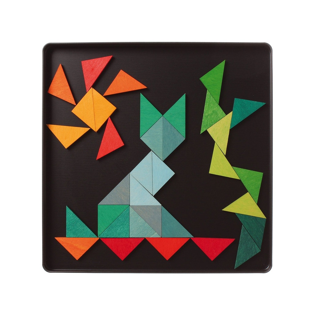 GRIMM'S Magnet Puzzle Triangles 6