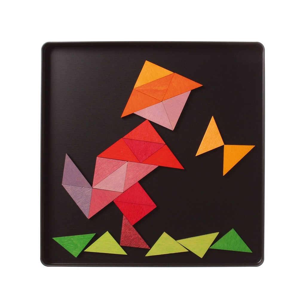 GRIMM'S Magnet Puzzle Triangles 10