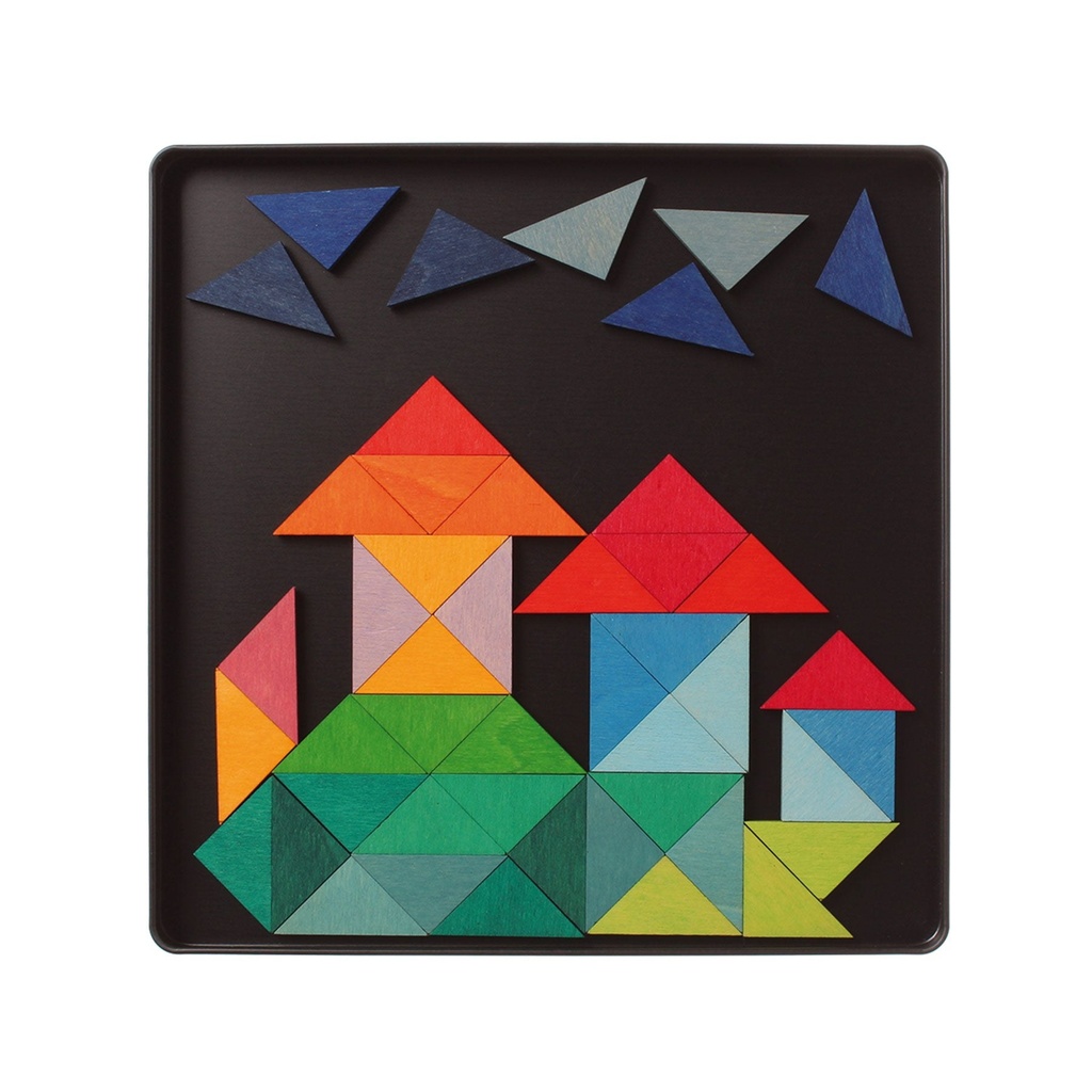 GRIMM'S Magnet Puzzle Triangles 13