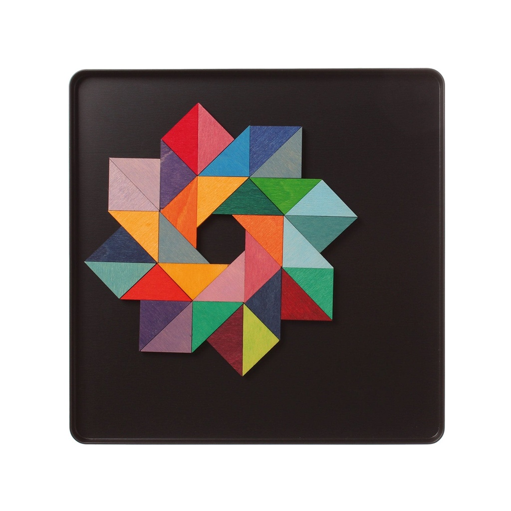 GRIMM'S Magnet Puzzle Triangles 16