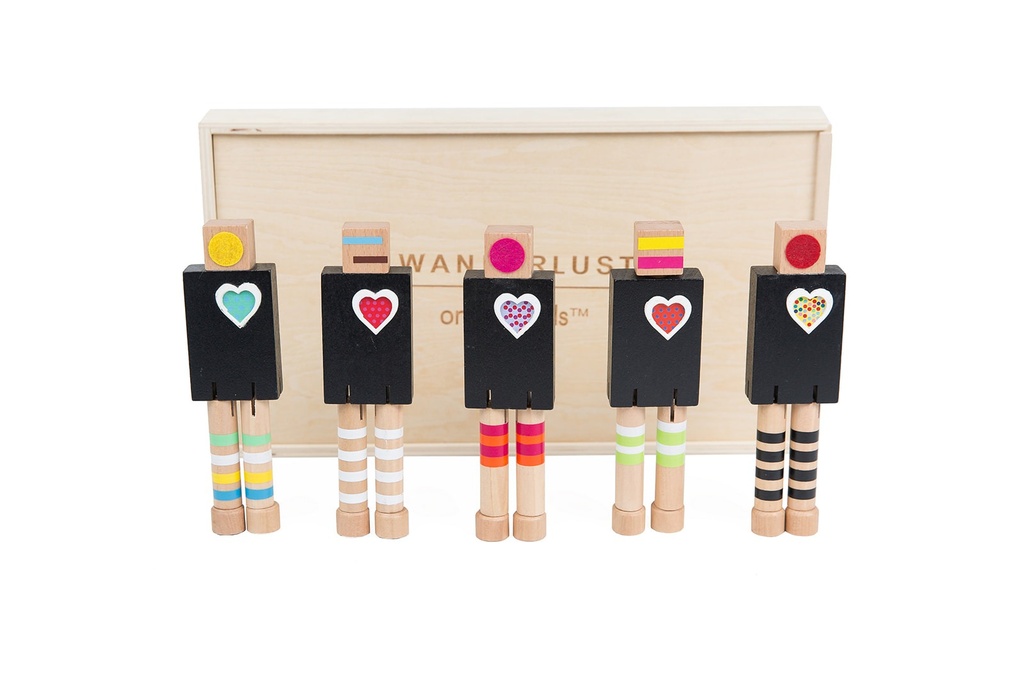 Wanderlust Chalkboard Robots