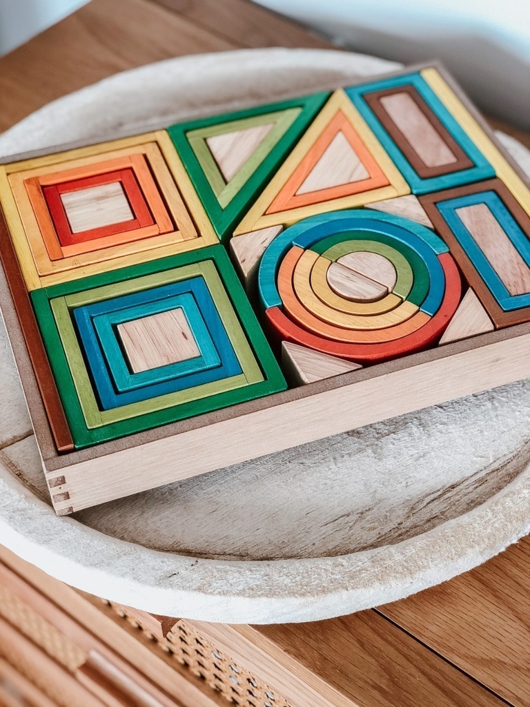 Rainbow Nesting Blocks