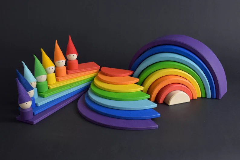 Rainbow Stacker Constructor Set
