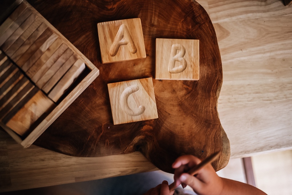 Writing and Spelling Trays - Capital Letters