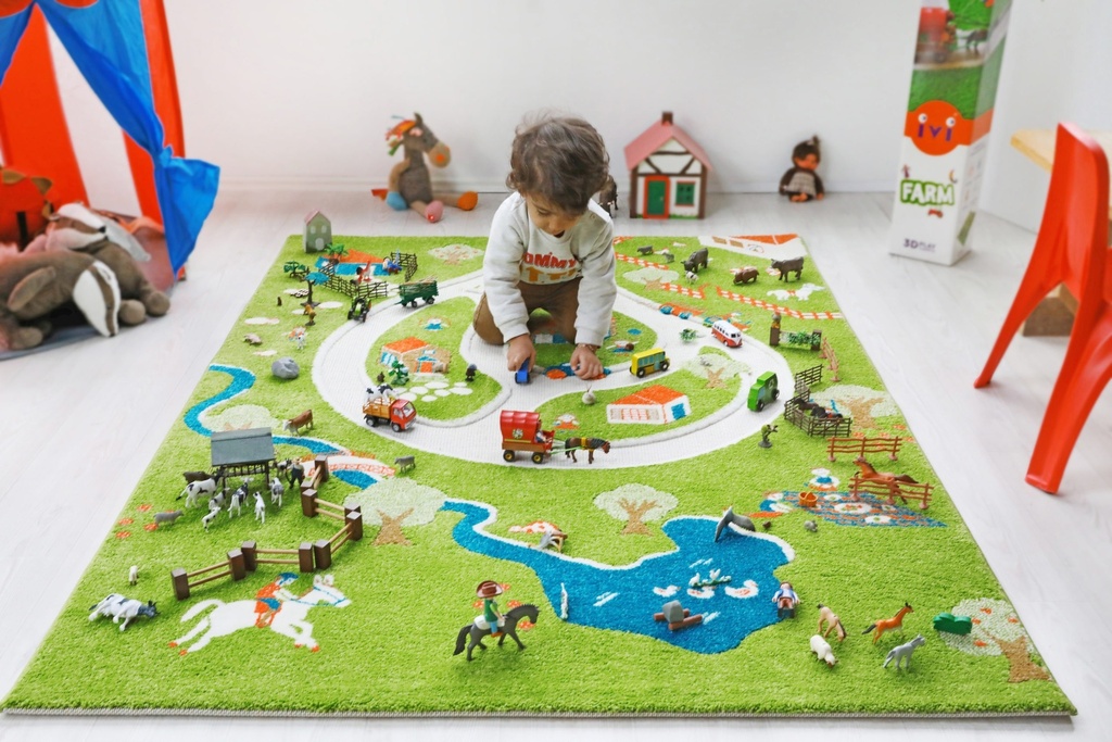 Farm 3D Play Carpet