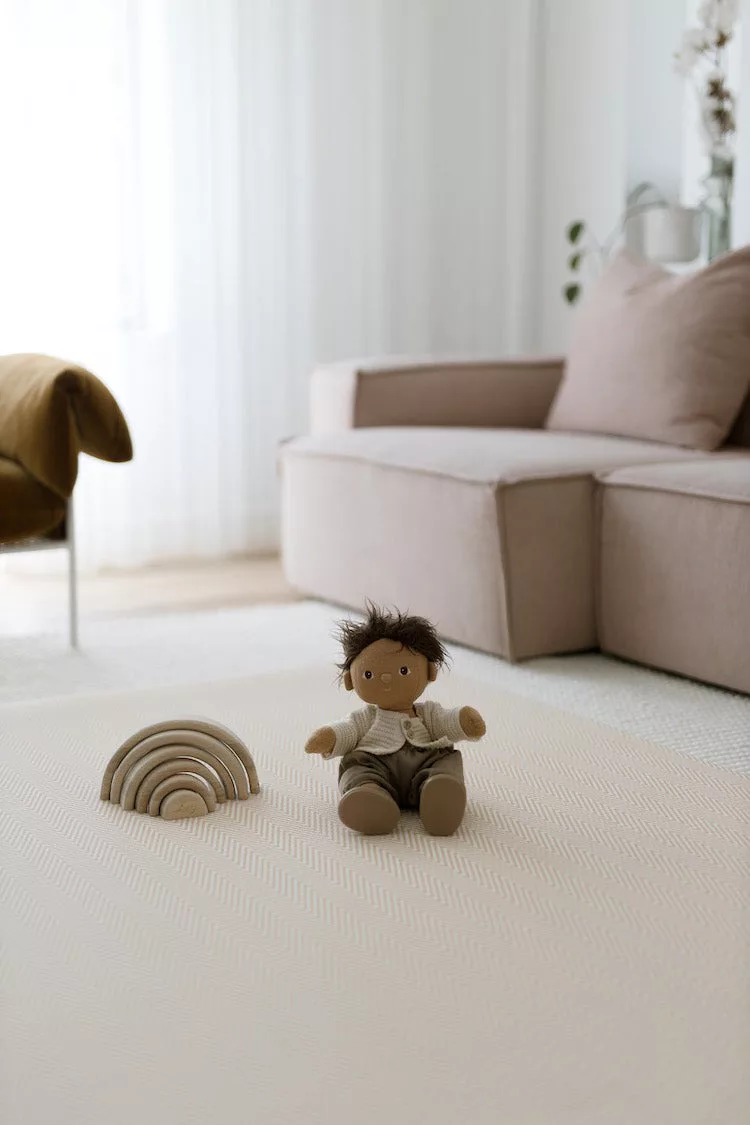 بساط لعب قابل للعكس - (مشمشي/خوخي) / كبير