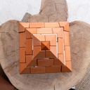 Pyramid Wooden Block