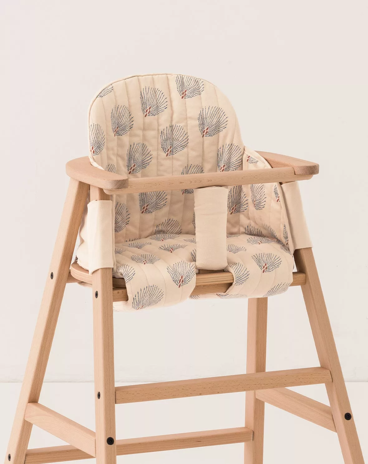 High Chair Cushion - Blue Gatsby / Cream