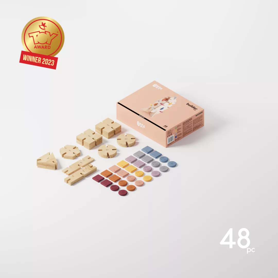 مجموعة البنّاء - 48 قطعة