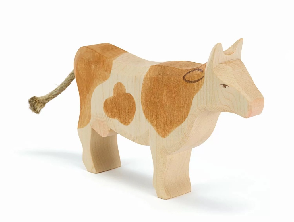 Cow brown standing