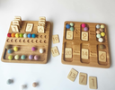 Wooden Math Board with reversible cards 1- 20