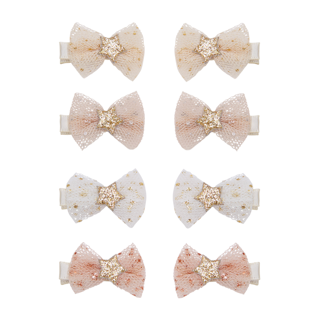 Tutu Bow Salon Hair Clips