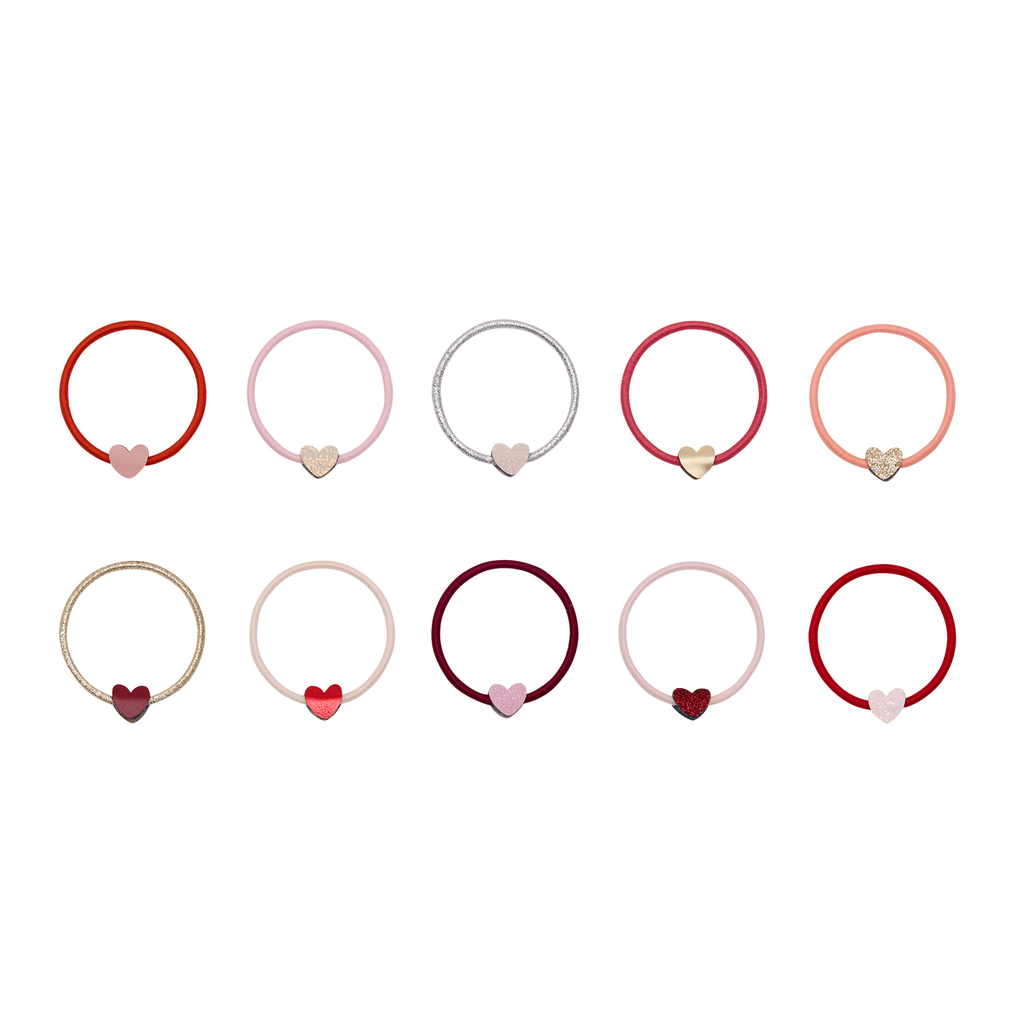 Teeny Weeny Heart Hair Ties