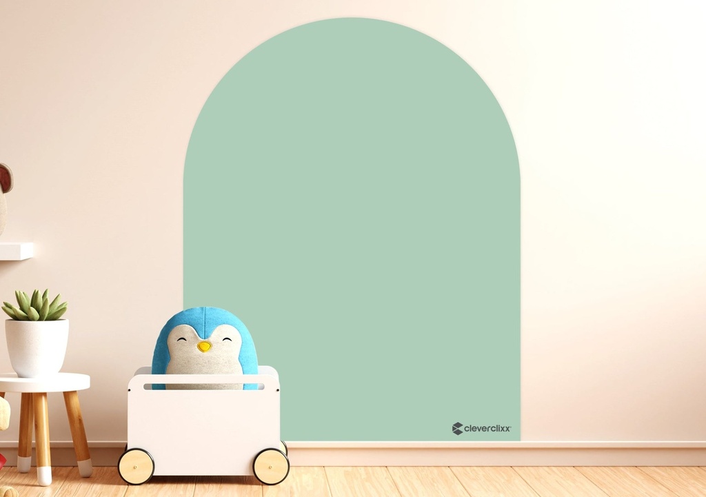 Cleverclixx Magnetic Wall Sticker 95×75 cm – Soft Olive