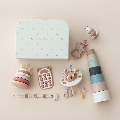 Moonkie Deluxe Playtime Gift Set – Blush Bloom