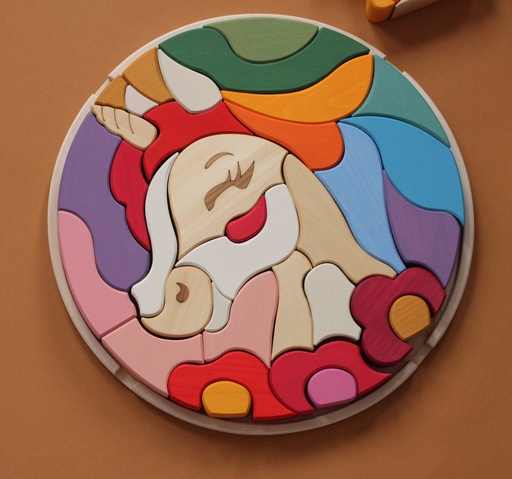 The Unicorn Puzzle - Vibrant Colors