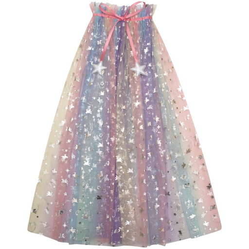 [175024- 23] Unicorn Ombre Cape 