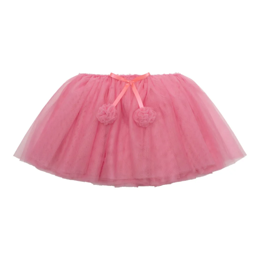 [175021-04] Pink Ruffle Flower Tutu