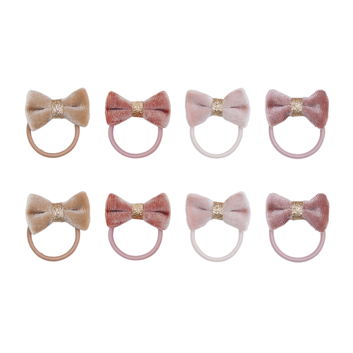 [192101-27] Velvet Tinkerbell Mini Hair Ties