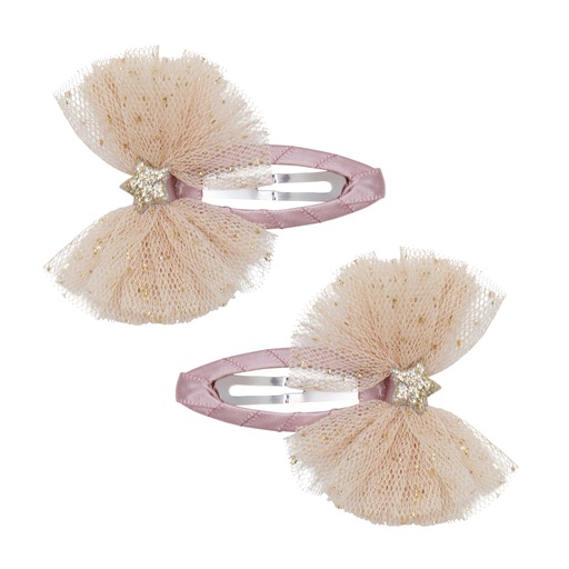 [192097-22] Large Tutu Bow Hair Clips