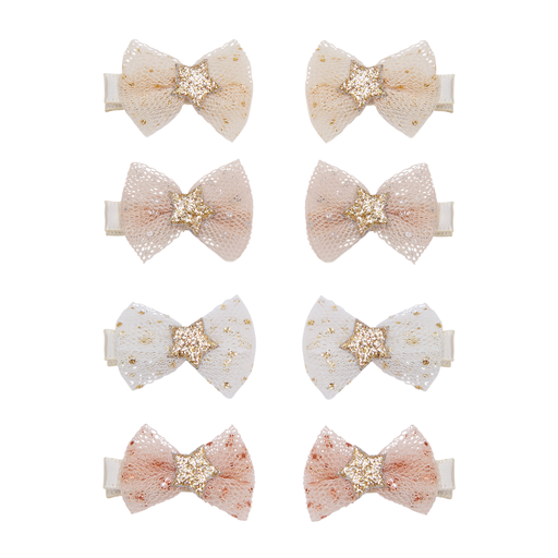 [192084-22] Tutu Bow Salon Hair Clips
