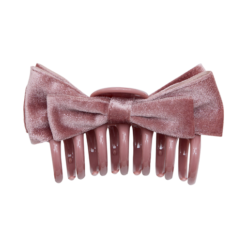 [192087-04] Velvet Bow Giant Claw Clip