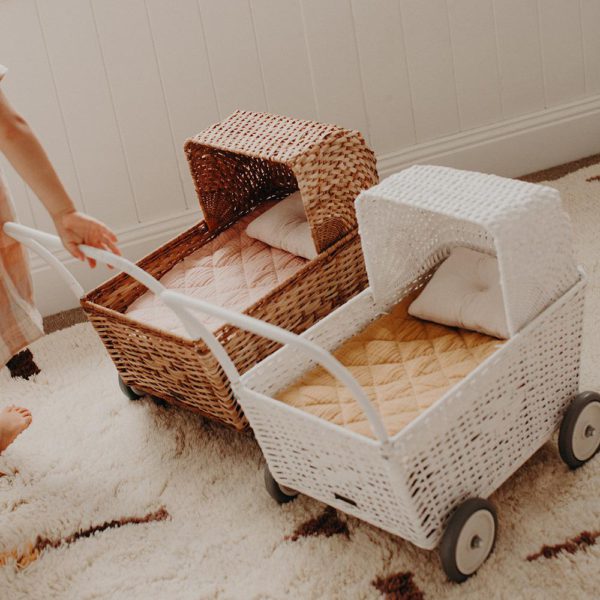 RATTAN STROLLEY - Natural - Image 4