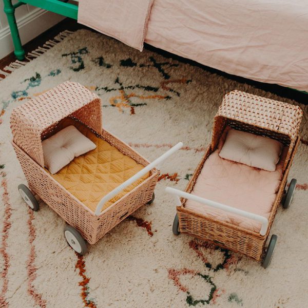 RATTAN STROLLEY - Natural - Image 5