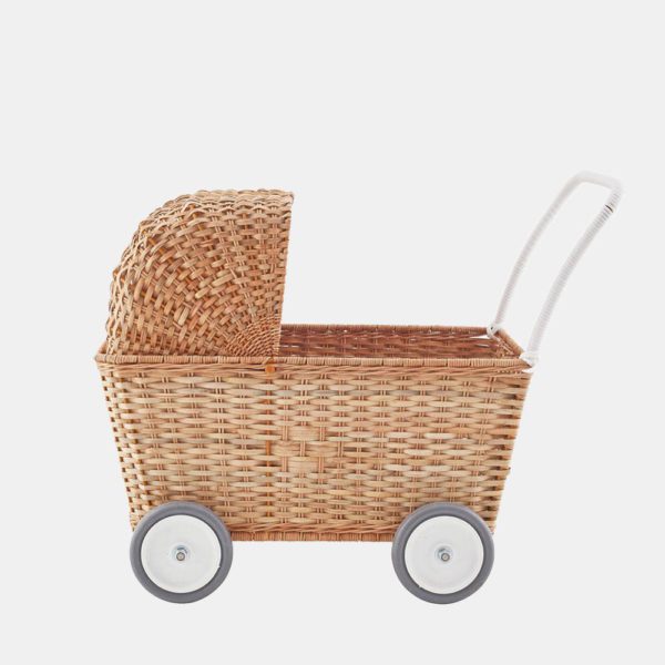 RATTAN STROLLEY - Natural - Image 8