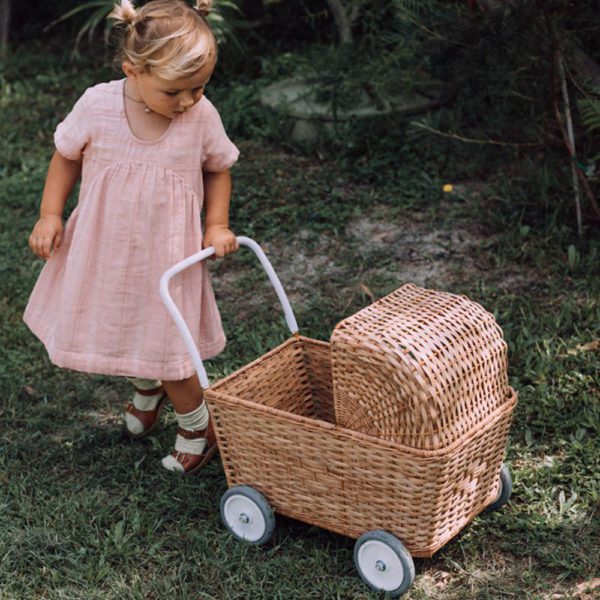 RATTAN STROLLEY - Natural - Image 6