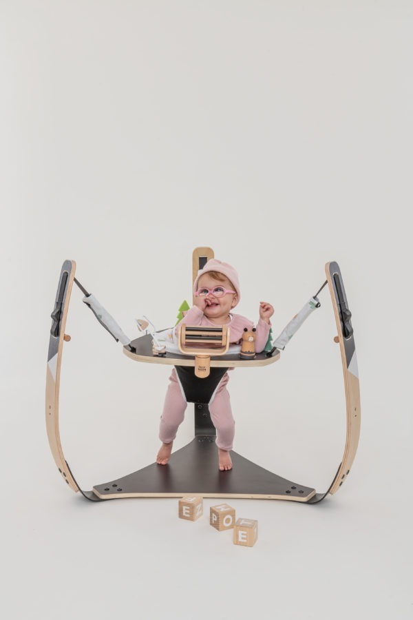 LITTLE HOPPA ® BABY BOUNCER - Rainbow Rain