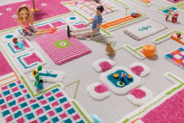 Playhouse 3D Play Carpet - Pink - Image 7
