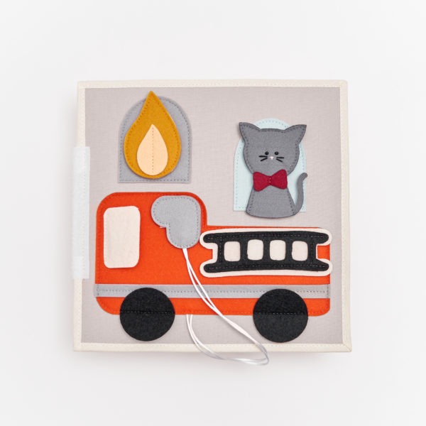 Felt Quiet Book - Tiger Cover - Image 6