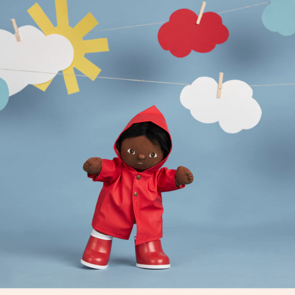 Dinkum Doll Rainy Play Set - Red - Image 2