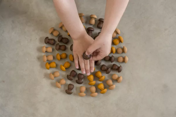 Mandala brown mushrooms - Image 2