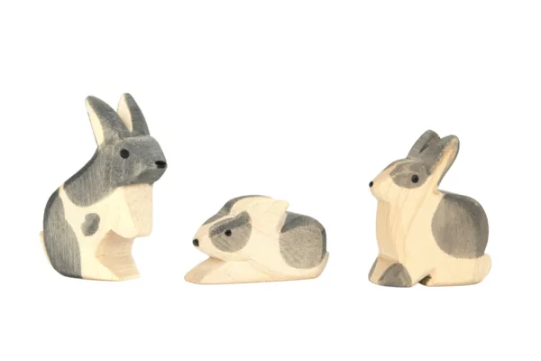 Rabbit b&w sitting - Image 2